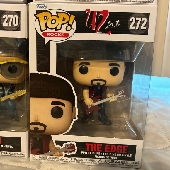 Funko Pop! Rocks:U2 ZooTV Collectors Set-Adam,Edge,Larry, and Bono - Picture 7 of 10